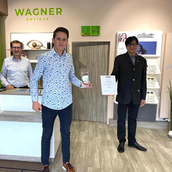 Paul Wagner – drittbester Augenoptikerlehrling Österreichs!